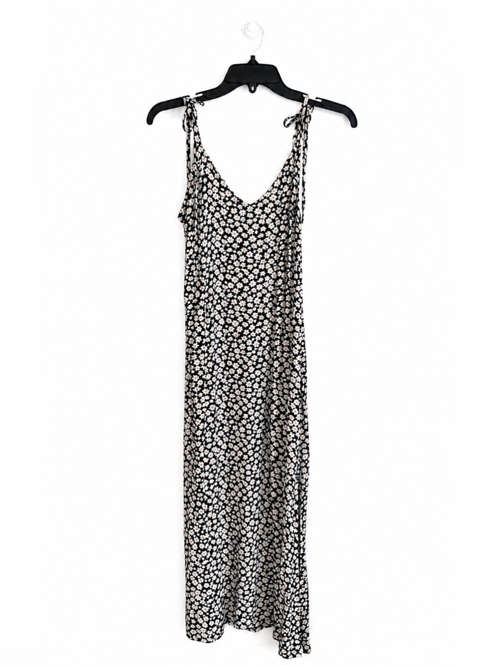 NWT Billabong Funshine Floral Print Slip Dress in Black Pebble Size Medium - Picture 7 of 16